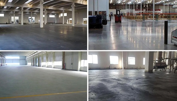 不发火细石混凝土 砂浆施工现场