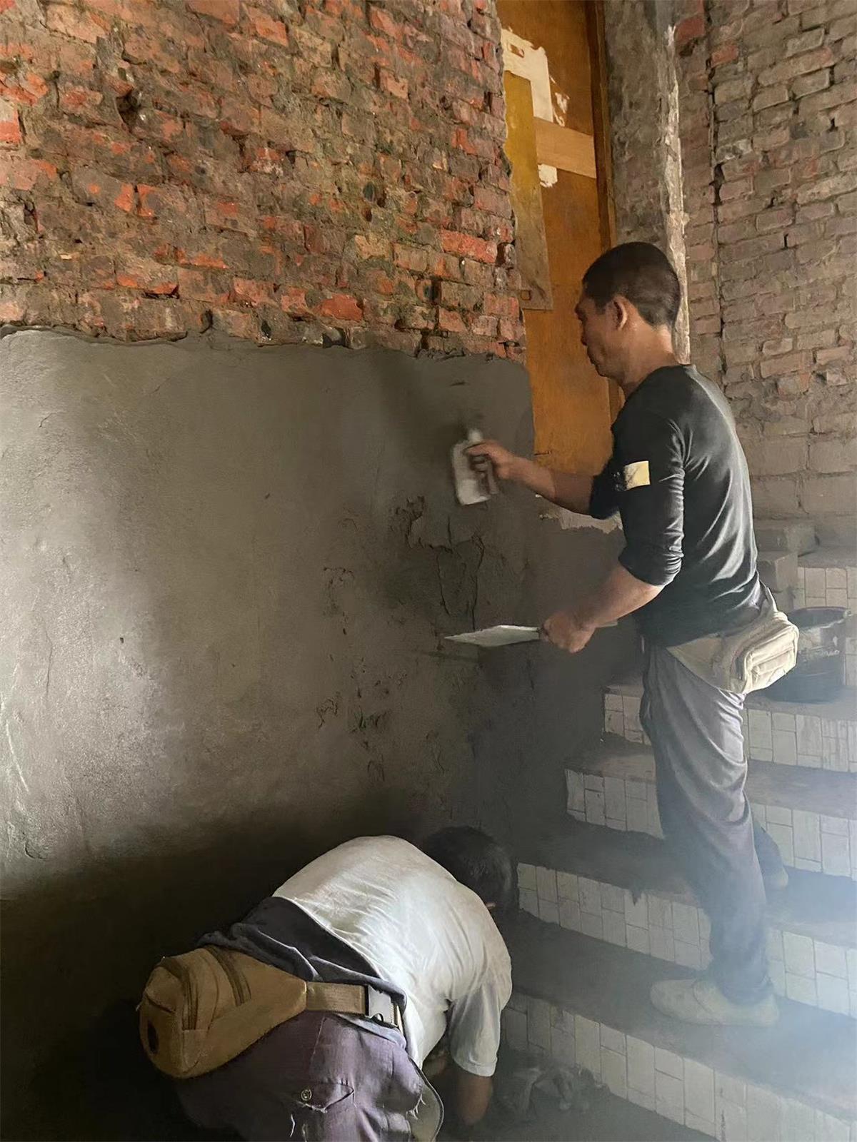 高延性混凝土施工现场